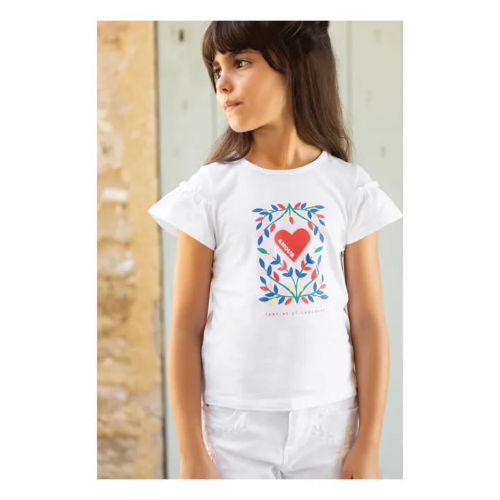 Tartine et Chocolat T-Shirt Manches à Volants | Rouge