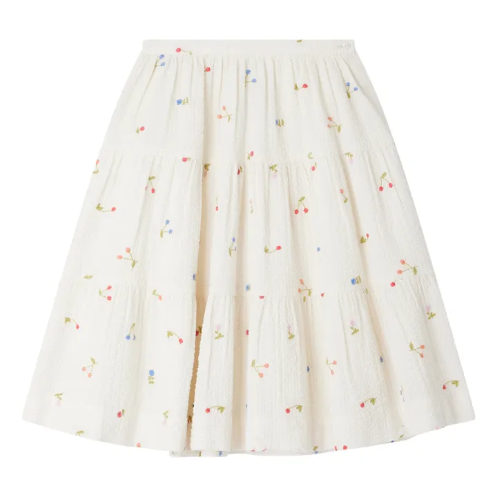 Bonpoint Jupe Cerises Lise | Blanc