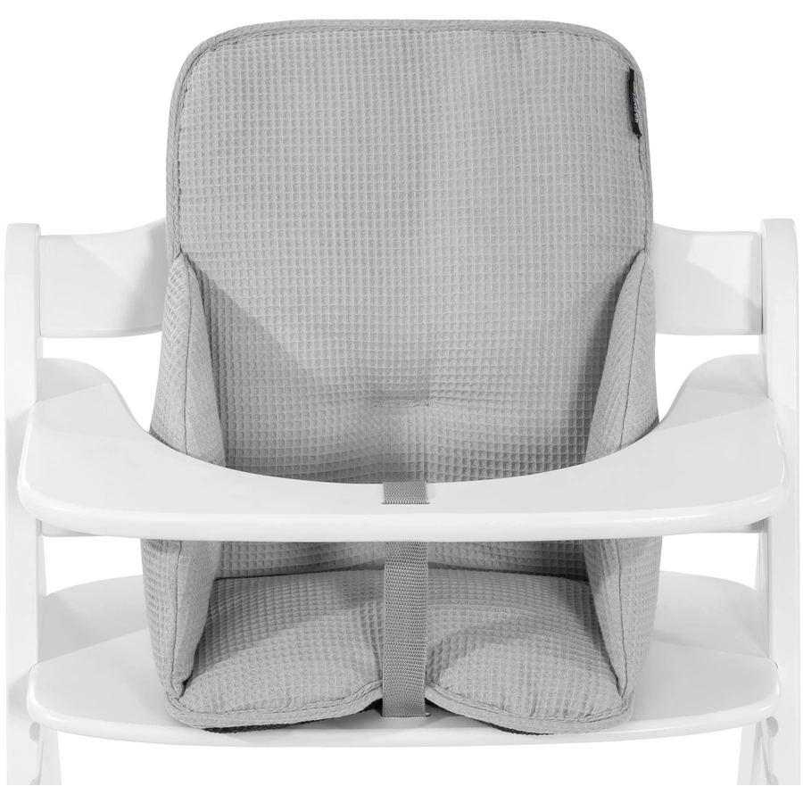 hauck Hochstuhlauflage Alpha Cosy Select Waffle Piqué Grey