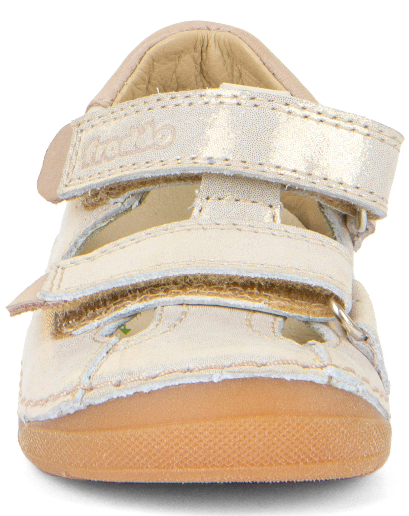 Klett-Lauflernsandalen PAIX DOUBLE in gold shine