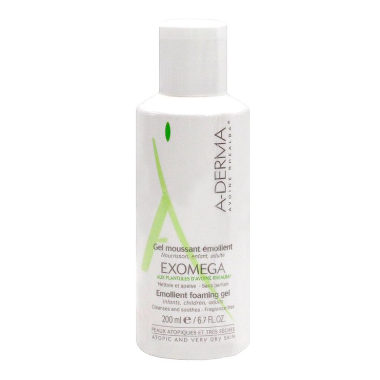 Gel moussant émollient Exomega 200ml