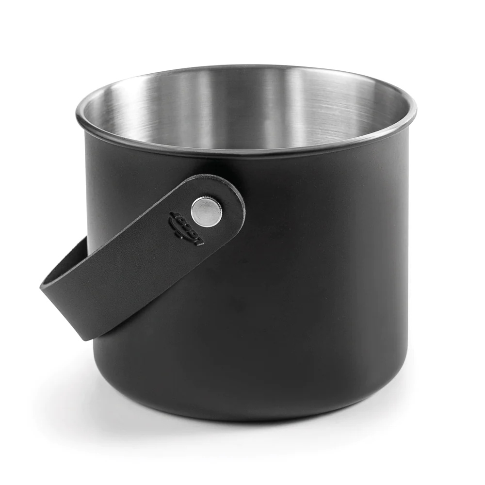 Seau à glace Moon 14 cm noir Lacor
