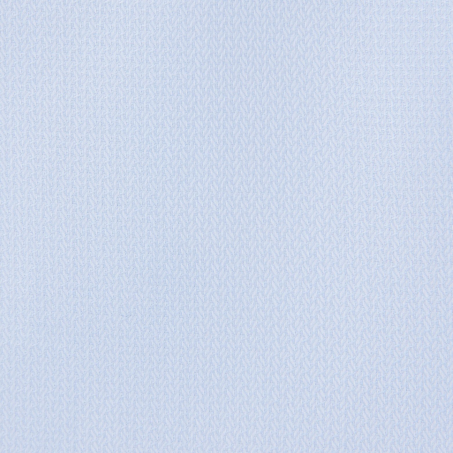 Chemise slim unie stay white/black coton Bleu clair