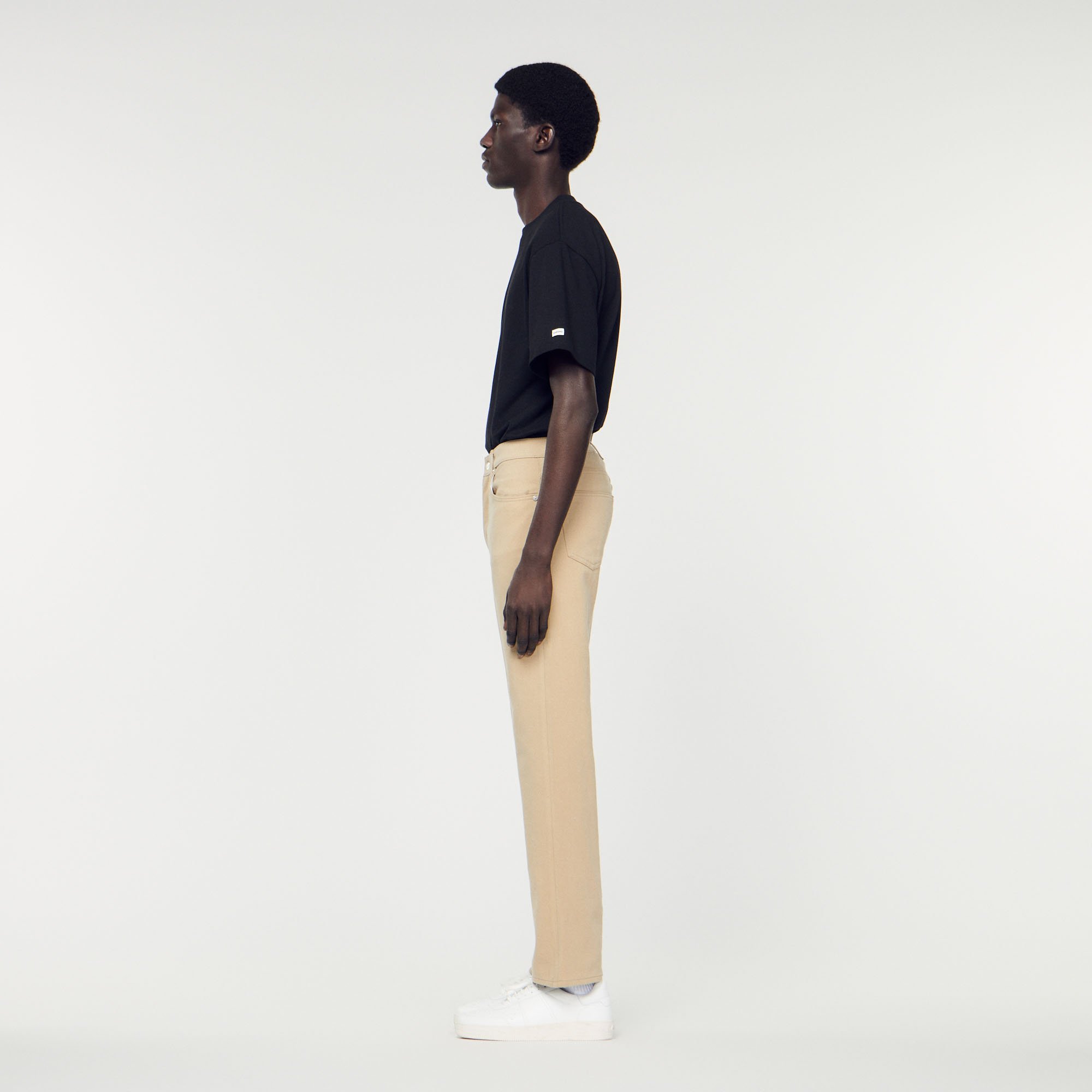 Jean droit en coton