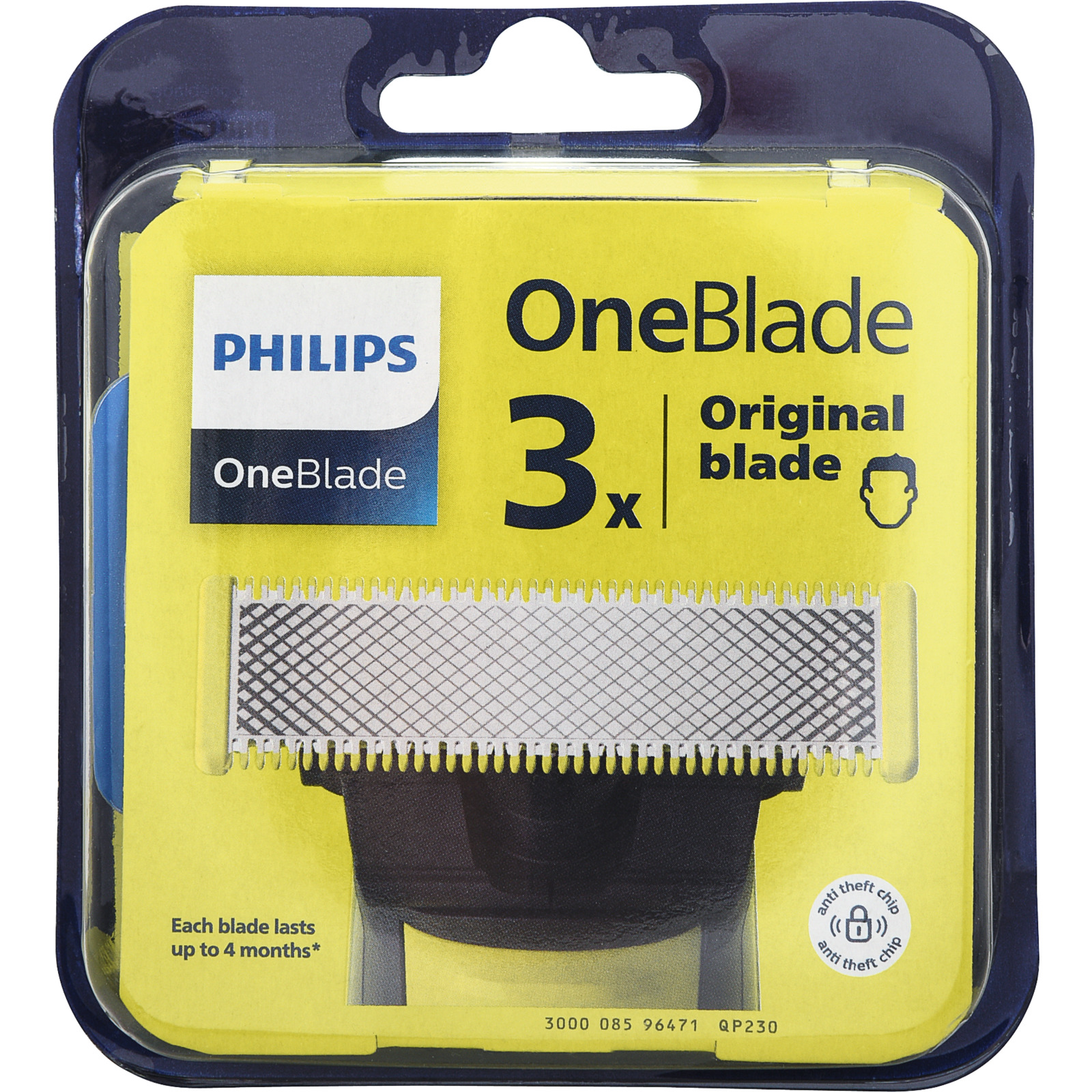 PHILIPS OneBlade Klingen 3er-Set
