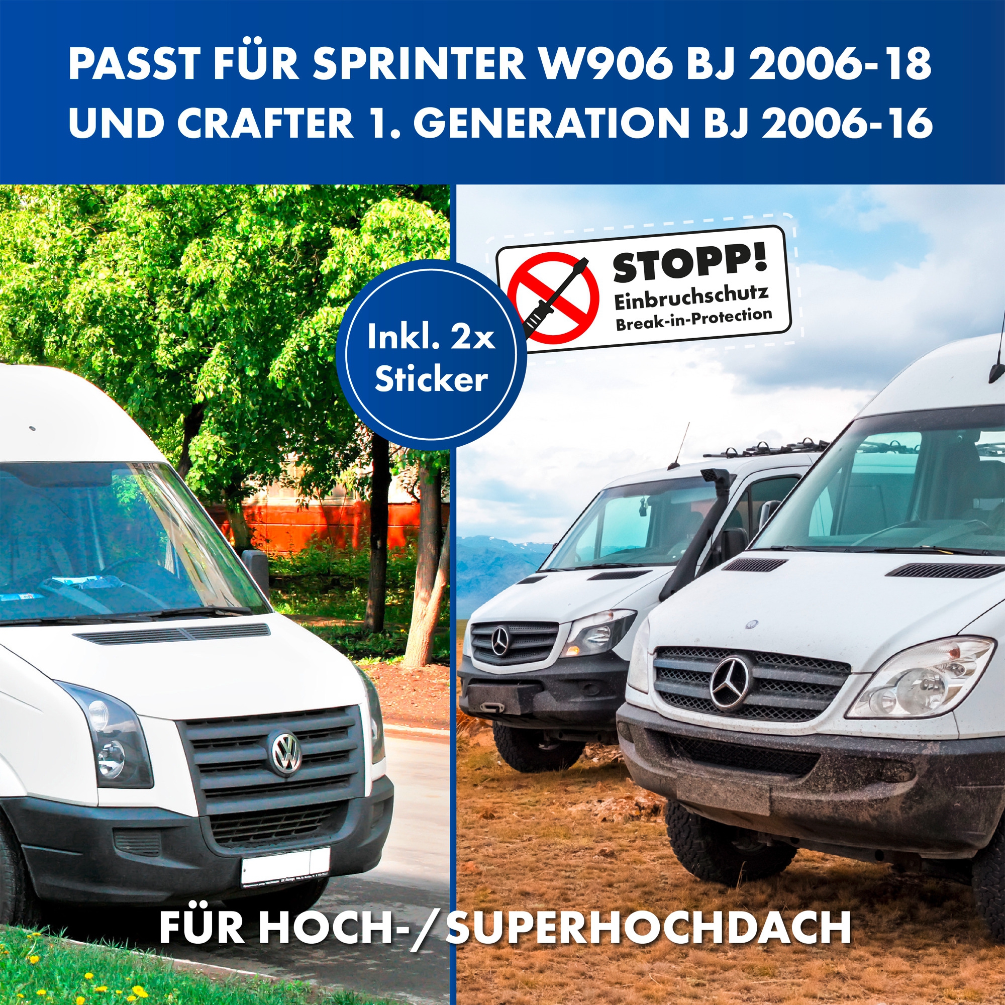 LAINFELD Hecktürverriegelung für Mercedes Sprinter ab BJ 2018 (BR 907 910)