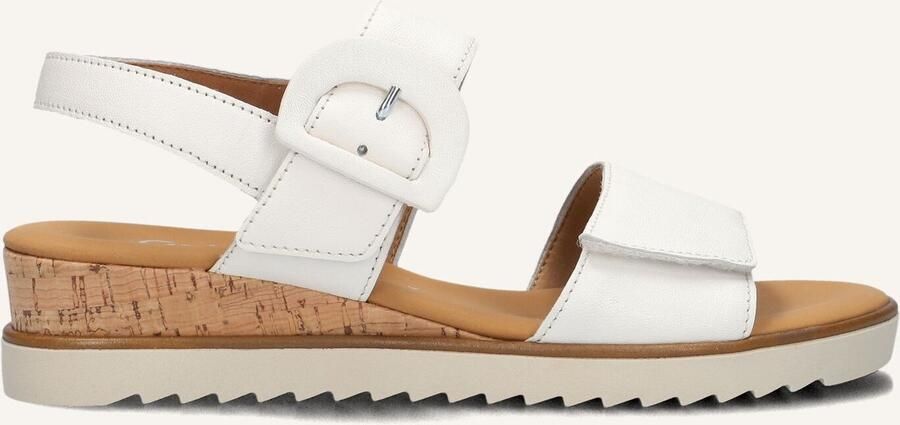 GABOR Dames 752 Maat: 39 Materiaal: Leer Kleur: Wit