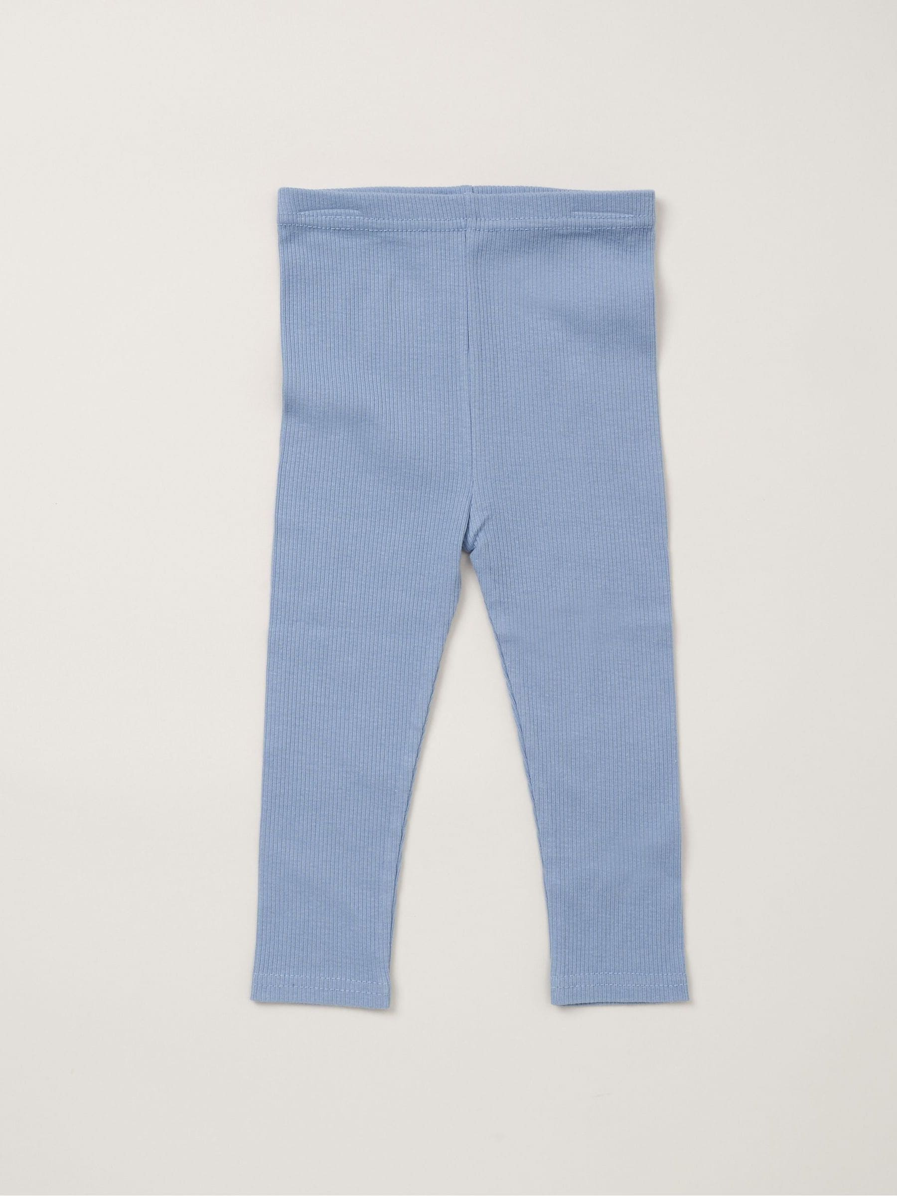 Donkerblauw - Lily & Jack bodywarmer met imitatiebont en 100% katoenen top en legging