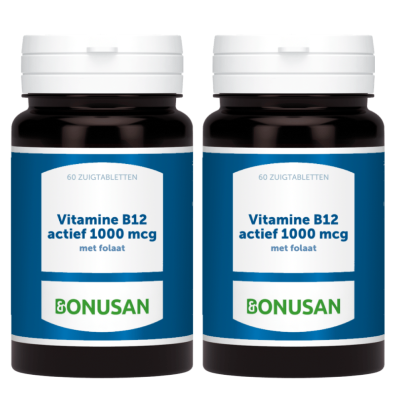 Bonusan Vitamine B12 Actief 1000 mcg 120 Zuigtabletten
