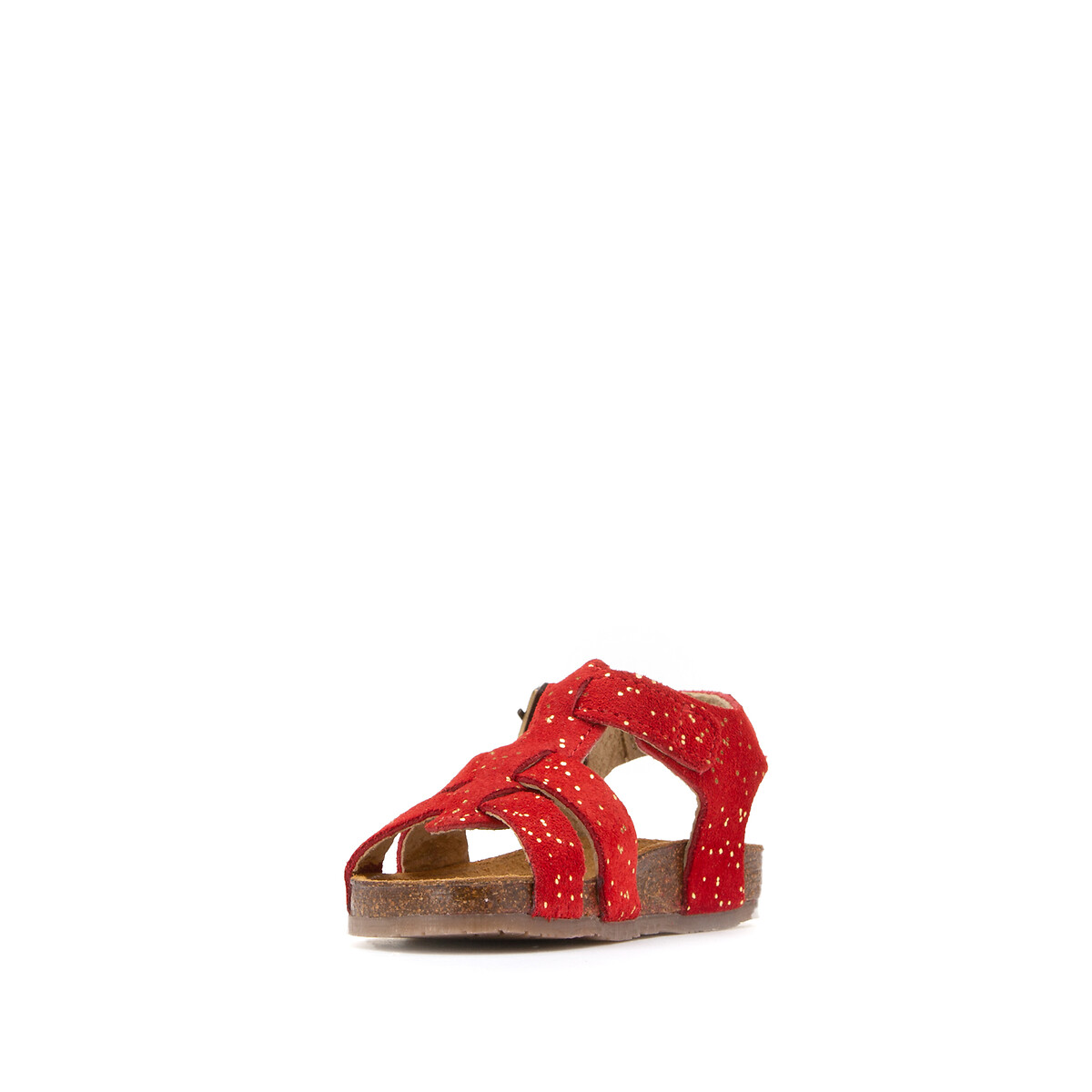 COLEÇÃO LA REDOUTE<br>Sandálias de couro, efeito de cor