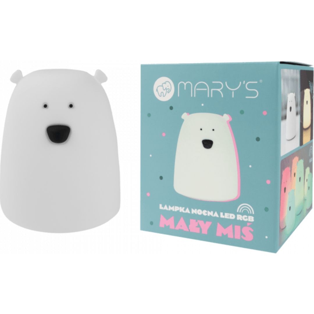 Mary's nachtlampje kleine beer - wit