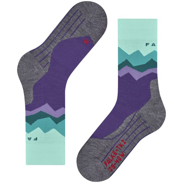 Chaussette randonnée FALKE TK2 CREST W AMETHYST