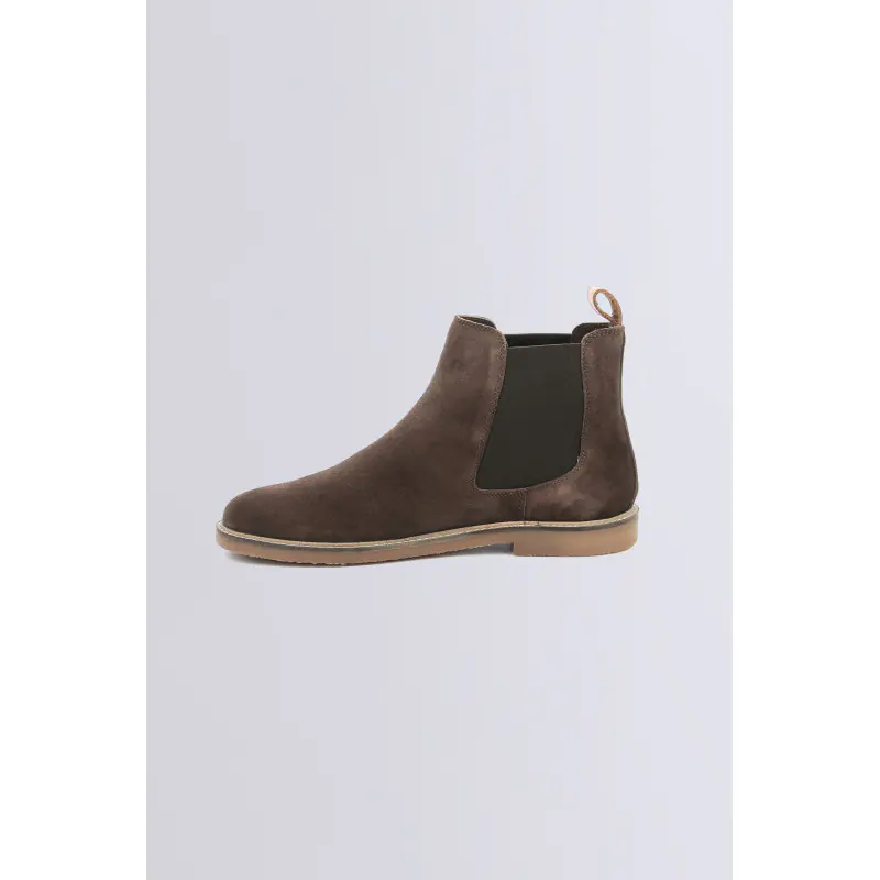 TYGA MARRON FONCE BOOTS Cuir Homme