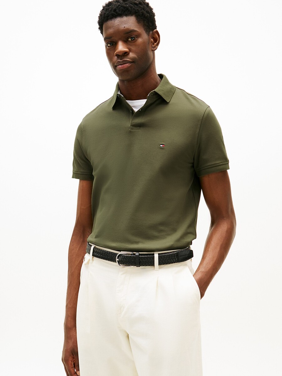 TOMMY HILFIGER<br>Camisa polo de manga curta, tamanho regular 1985