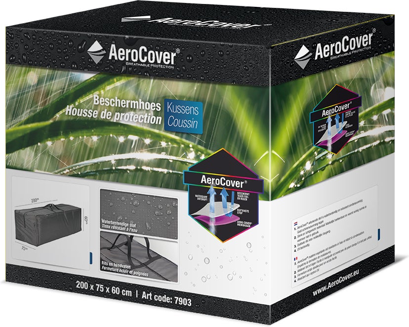 Aerocover kussentas 200 x 75 x 60 cm