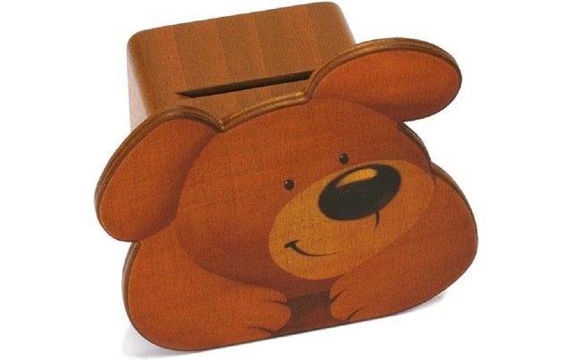 Spardose »Bär« Holzart: Birke, Linde (Finnland, Schweiz)