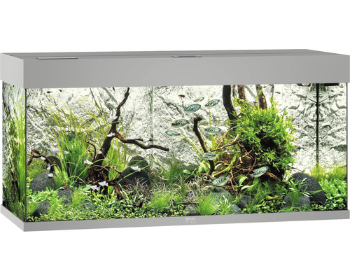Juwel Rio 180 aquarium met LED-verlichting, pomp, filter, verwarming (zonder kast), grijs