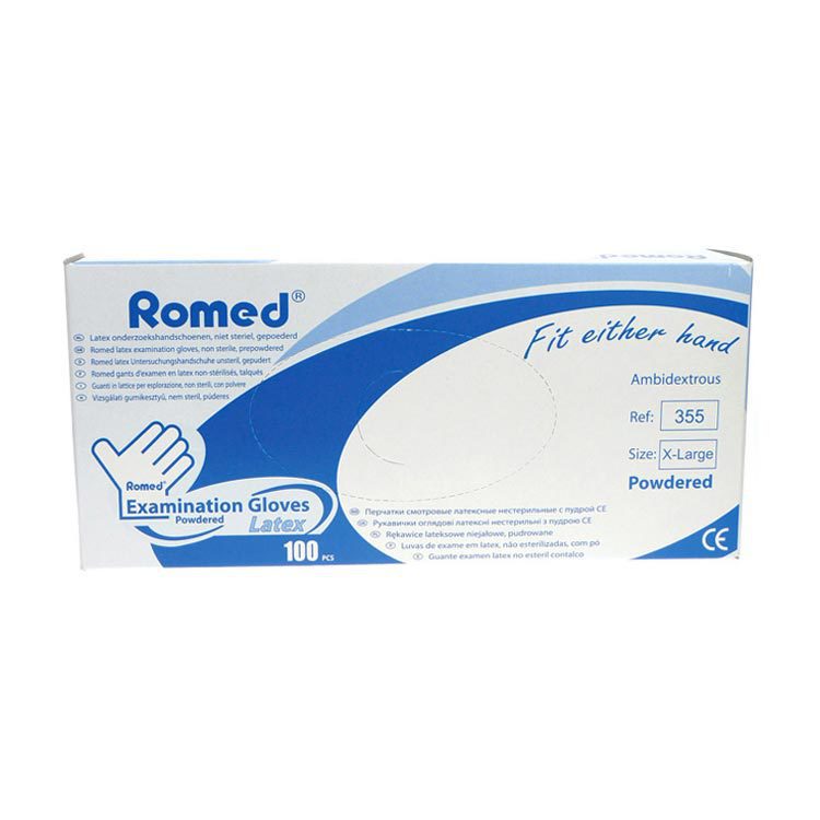 Romed Latex Handschoenen 100st