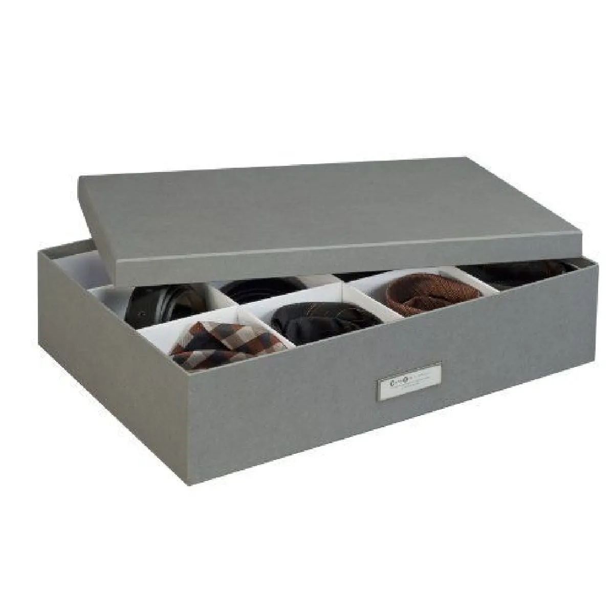 Bigso Jacob Boîte de Rangement Gris