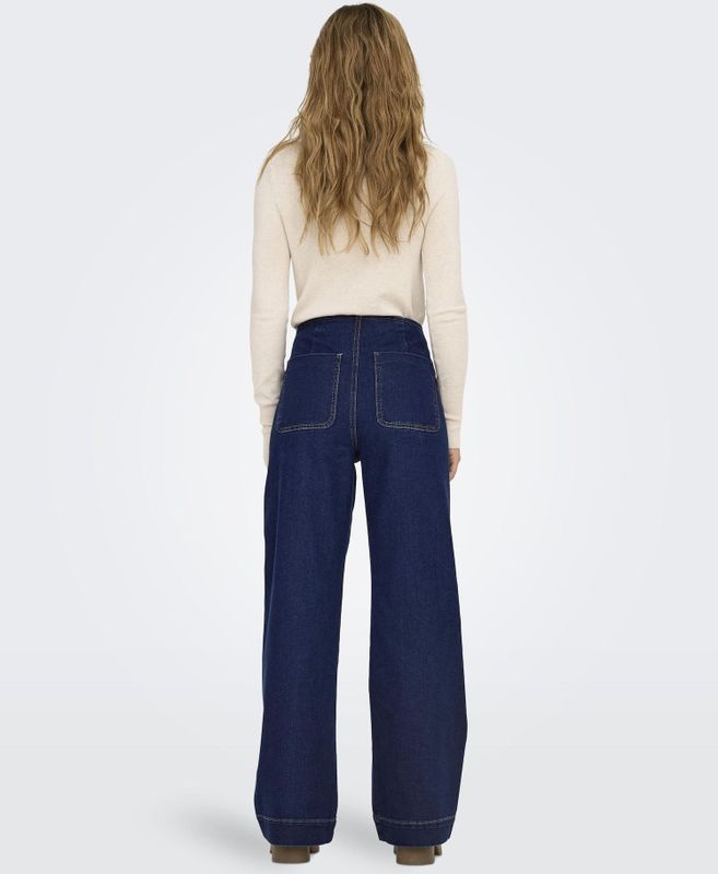 Only - Onlmadeline Hw Wide Pocket Dnm Gua113 - Dames - Jeans