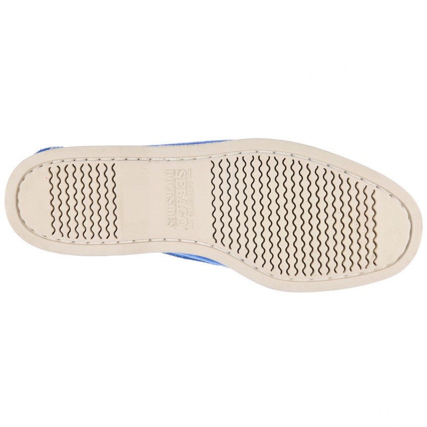 DOCKSIDES SUEDE BLUE LIMOGES-Chaussures bateau pour homme en suede Bleu Portland