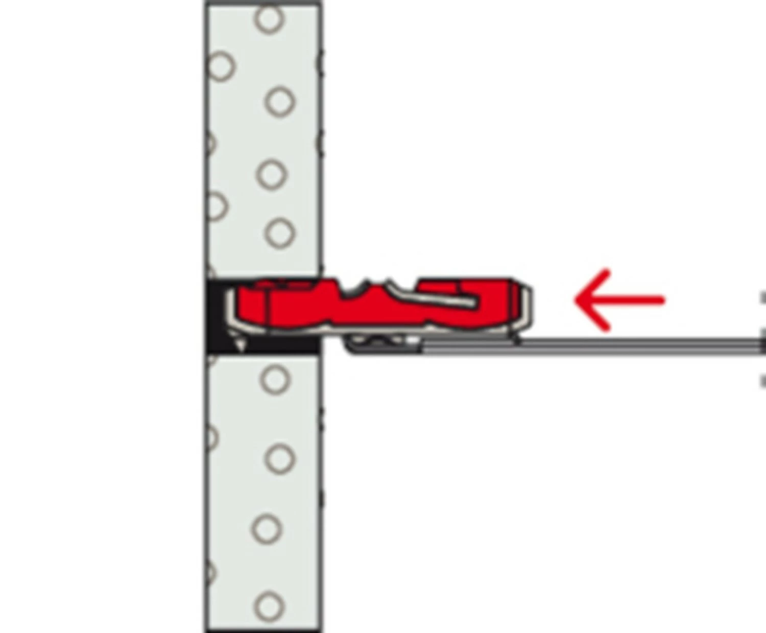 Fischer 537259 DUOTEC 10 S Hollewandplug met schroef - 10 x 50mm (25st)