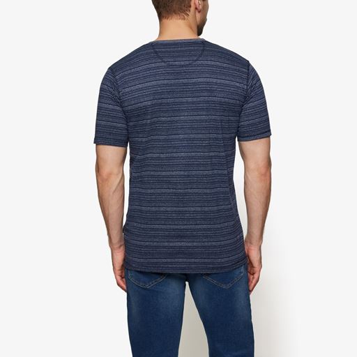 Signal Ulric Shadowstripe W. Print   T-shirt, Blue Captain, XL