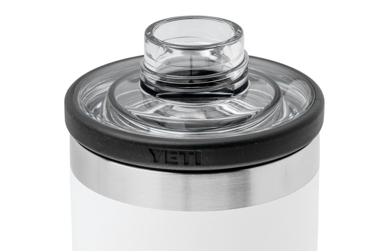 Yeti Rambler Bottle 18oz Chug Cap, White, thermosfles met drinkdop, 532 ml