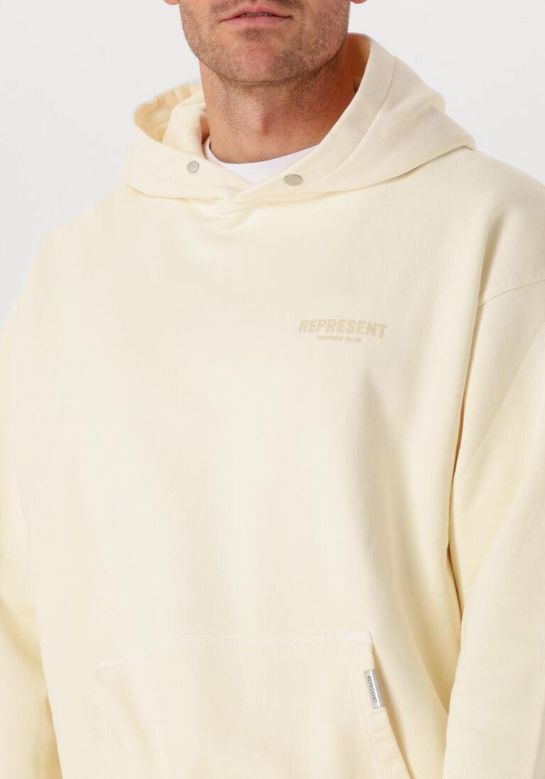 creme represent sweater owners club hoodie