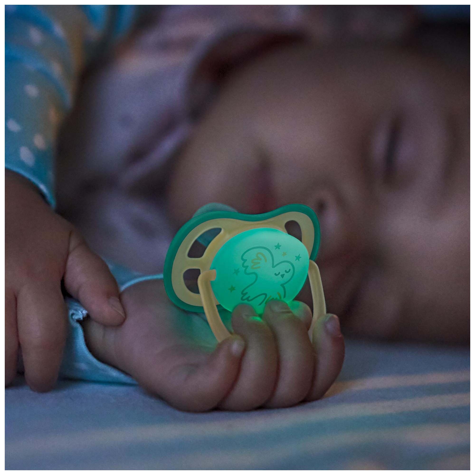 Philips Avent Ultra Air Night Fopspeen 0-6mnd 2-pack multi