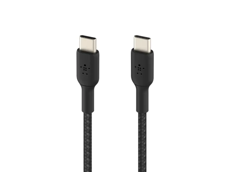 Belkin BoostCharge - USB-kabel - 24 pin USB-C (han) til 24 pin USB-C (han) - 1 m - sort
