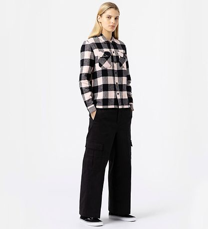 Dickies Bluse - Sacramento - Schwarz/Rosa