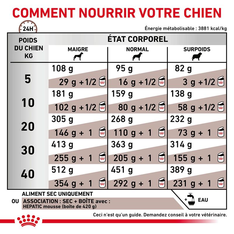 Royal Canin Veterinary Canine Hepatic à Prix Discount | bitiba.fr