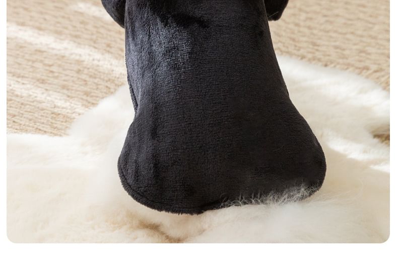 Cissilli - Chenille-pettop met schapenvacht