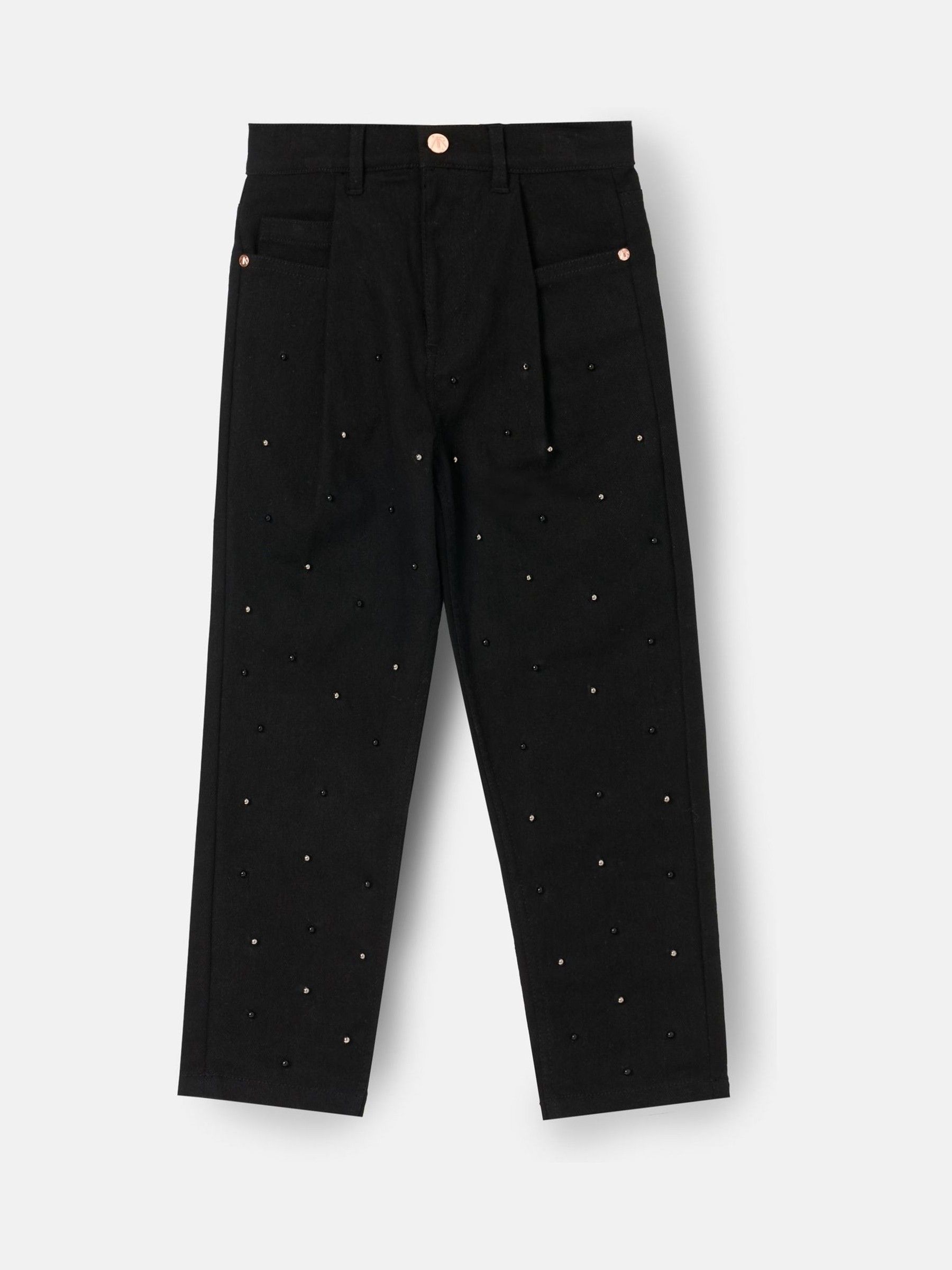 Angel & Rocket Aylie Beaded Barrel Leg Jeans