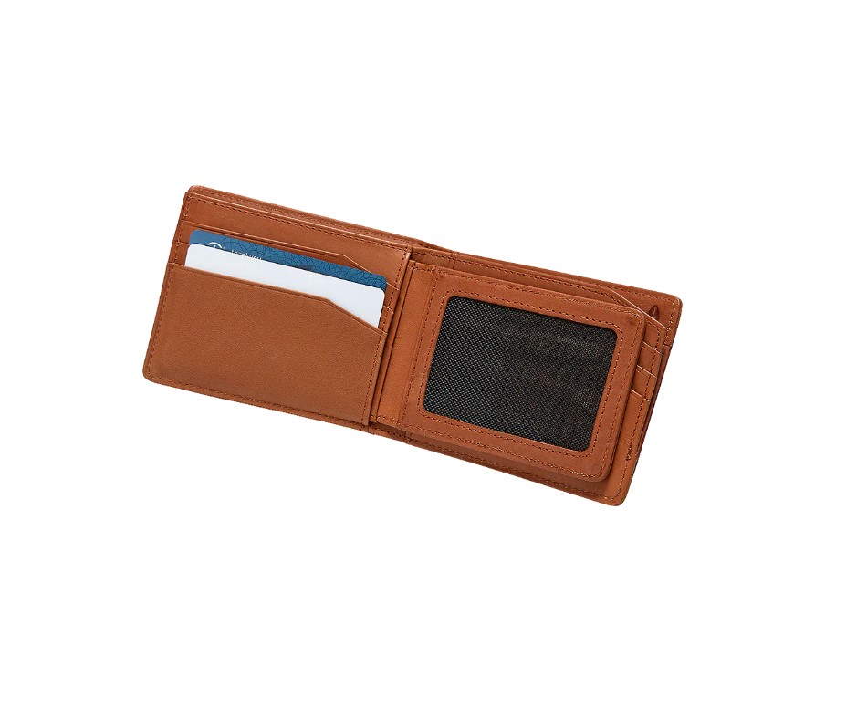 Nixon Pass Leather Coin Wallet Black