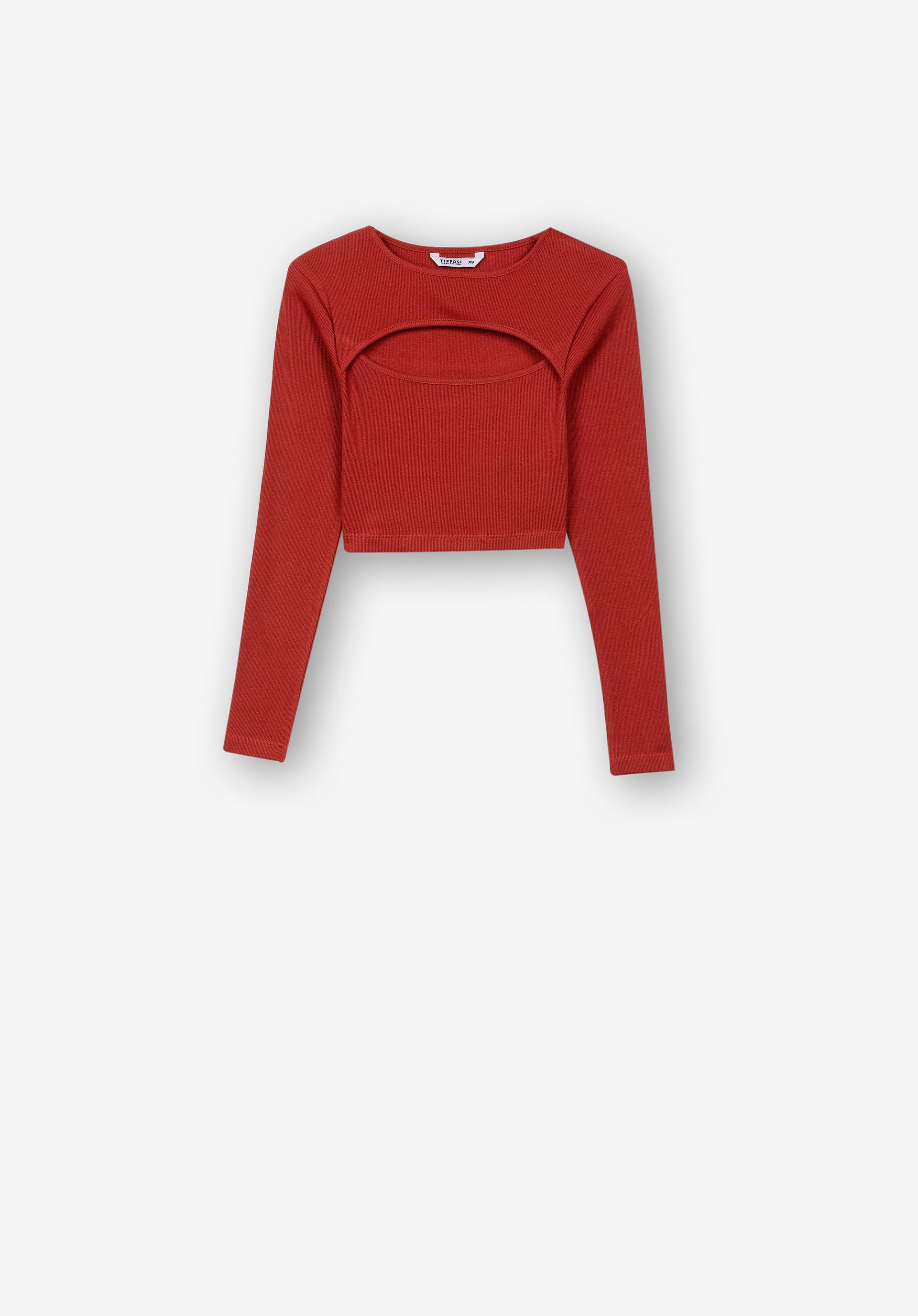 T-shirt Cropped Cut Out