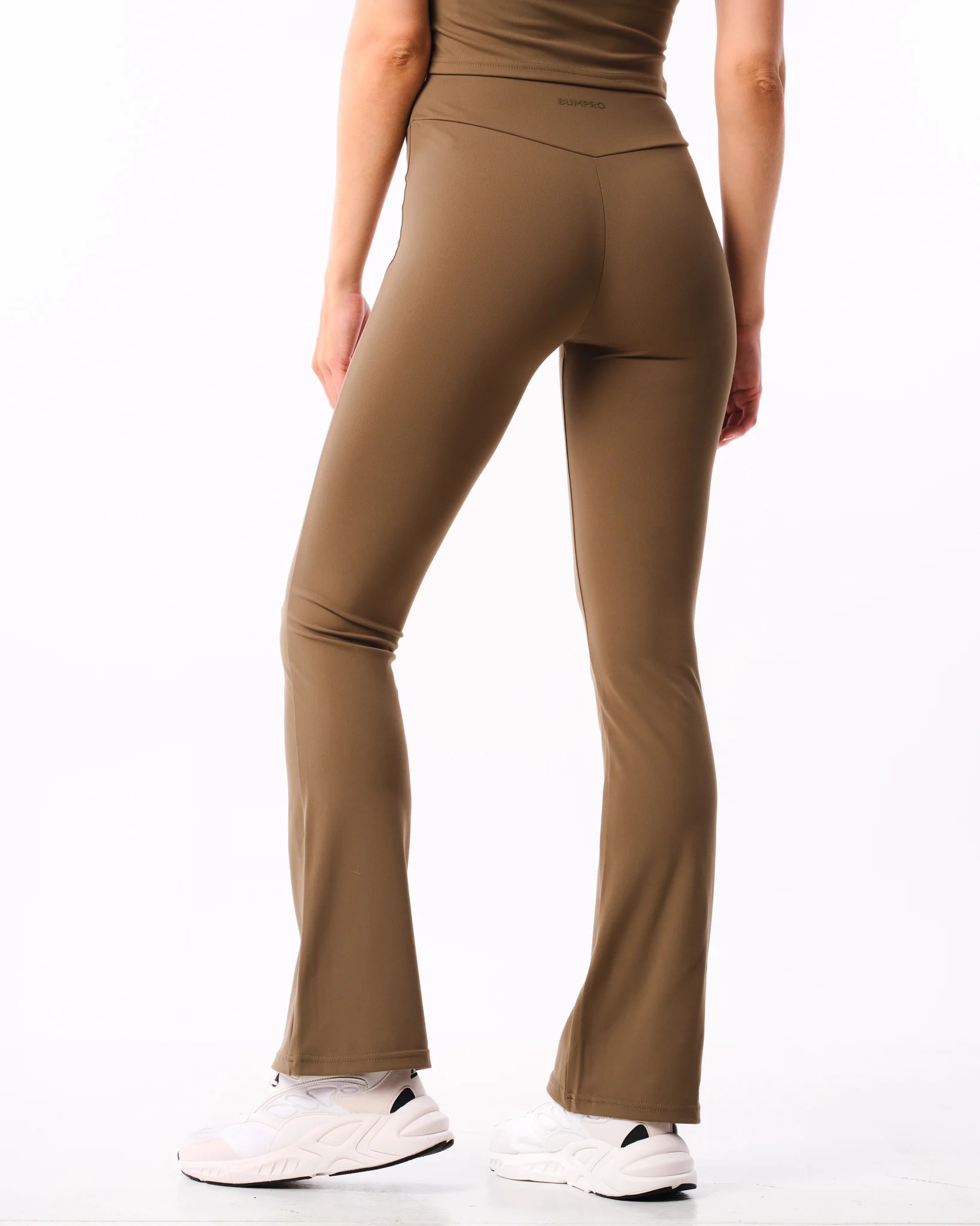 Bumpro Lively Flare Pants Green Olive