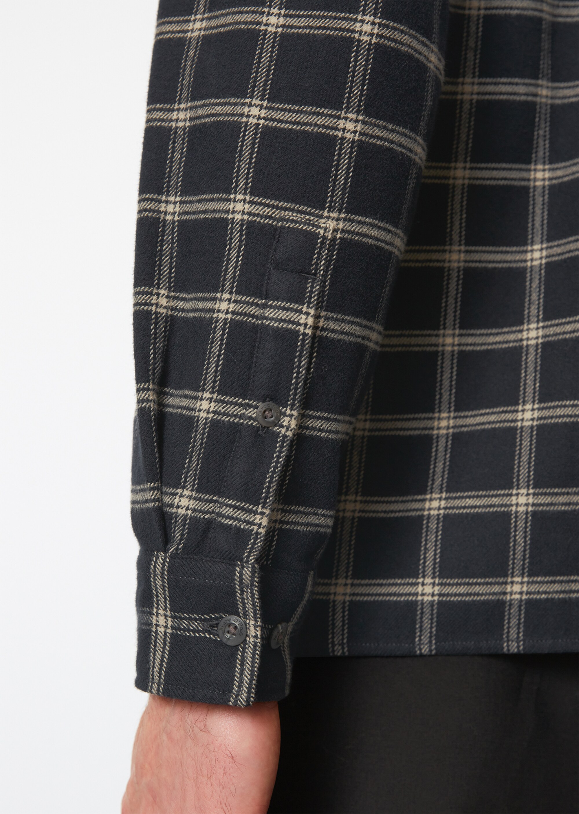 Hemd regular aus reinem Bio-Baumwolle-Twill