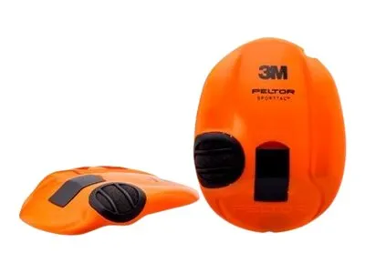 3M Peltor SportTac MT16H210F-478-GN - Hovedtelefoner - fuld størrelse - kablet - orange, olivengrøn