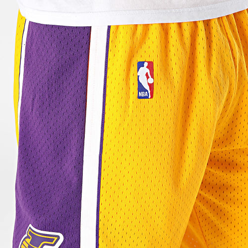 Short Jogging Los Angeles Lakers SMHCP190757 Jaune Violet