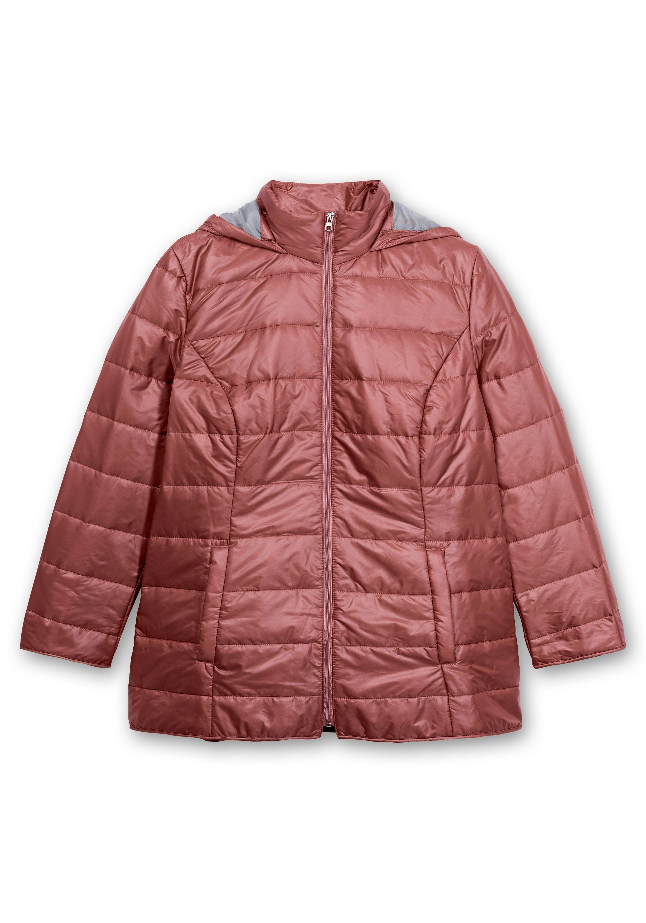 Leicht wattierte Steppjacke mit Kapuze