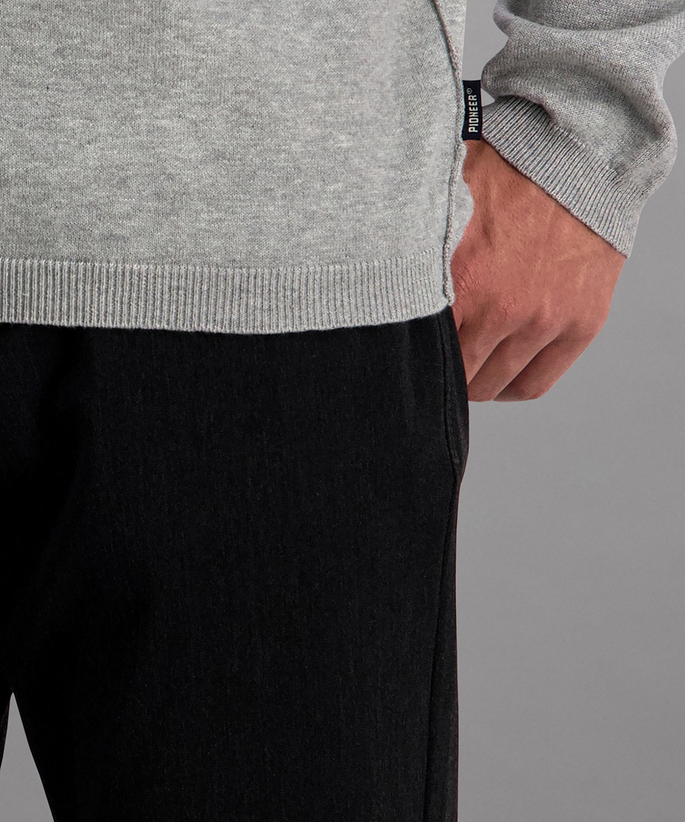 Pioneer Authentic Jeans Rundhalspullover , mit Rollkante