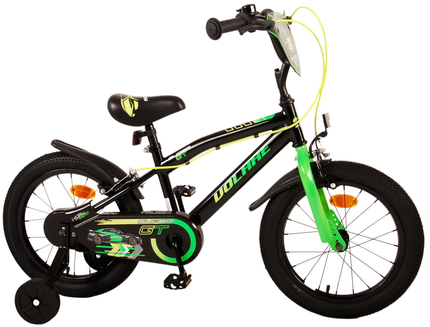 TPFSports Super GT Kinderfahrrad - Jungen - 16 Zoll - Rücktritt + Handbremse - Blau