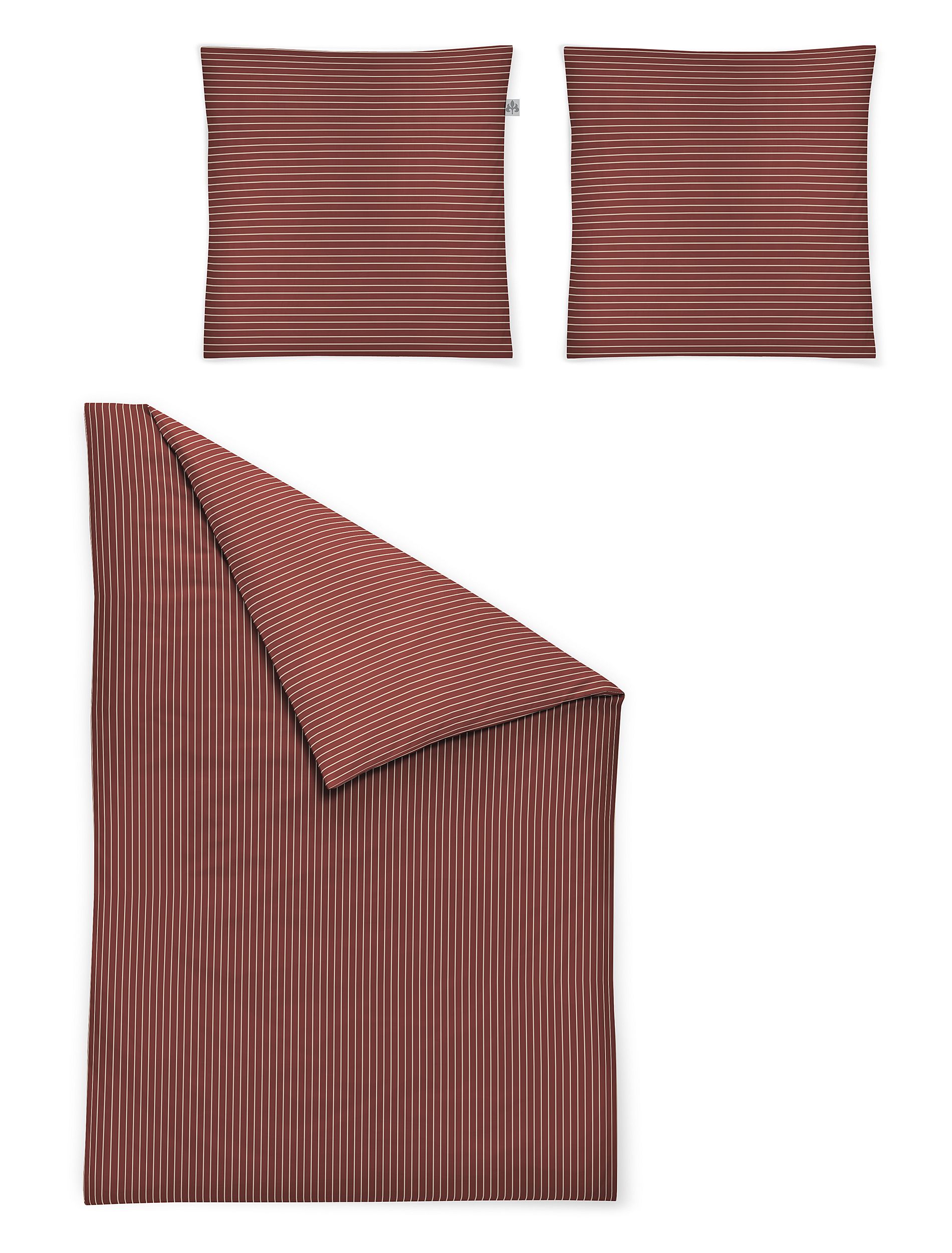 Bettwäsche VERONA Satin 135x200cm, 1 Kissen 80x80