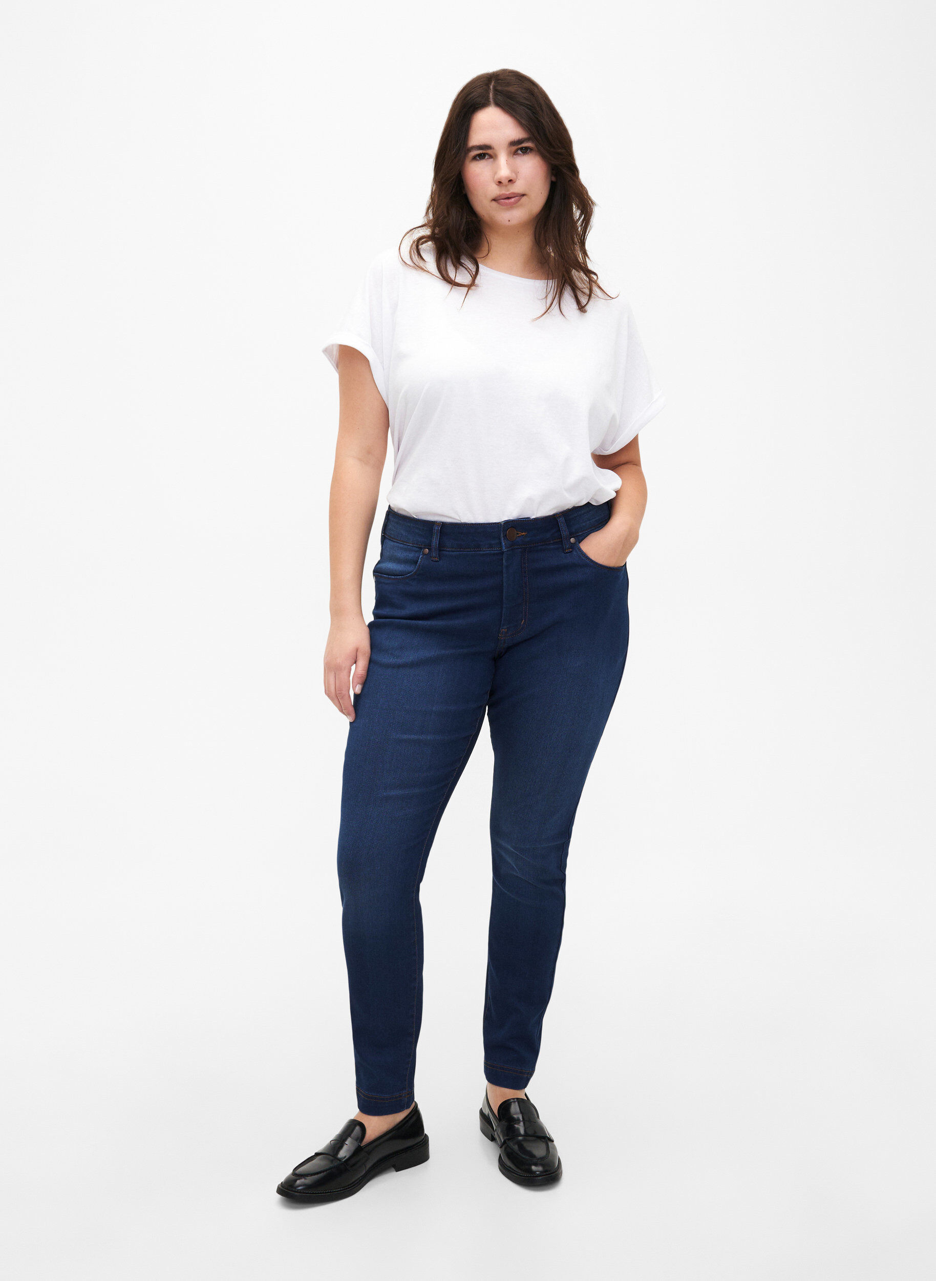 Viona jeans med regulær talje