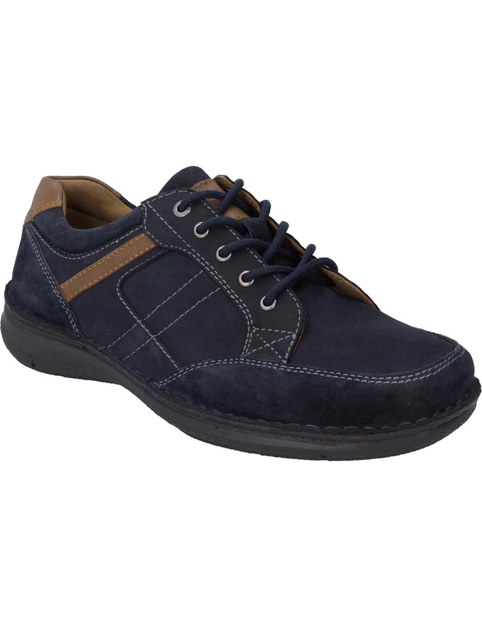 Halbschuh Alfred 04, indigo-kombi
