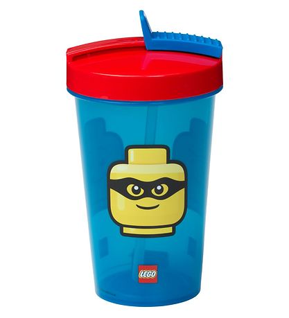 LEGO® Storage Trinkflasche m. Strohhalme - 500 ml - Iconic Class