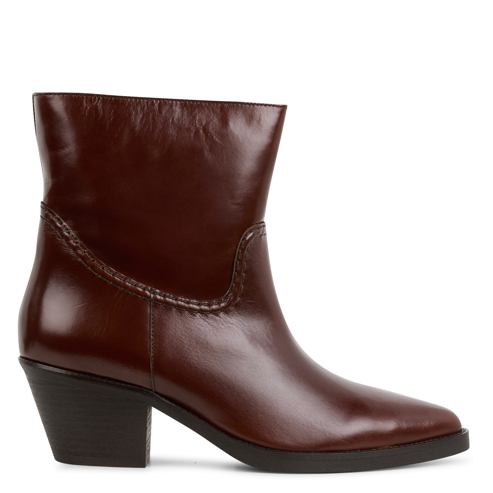TIAGUETTE - Bottines en cuir | Marron