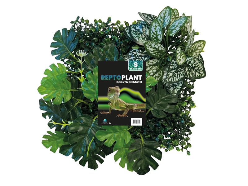 Repto Pflanzenrückwand Deco 3, 25 x 25 cm Künstliche Pflanzenrückwand für Terrarien